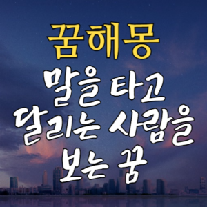 꿈해몽 태몽
