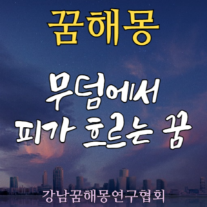 꿈해몽 무덤 피
