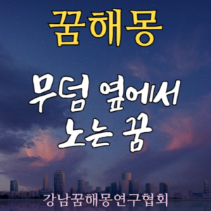 꿈해몽 무덤 노는
