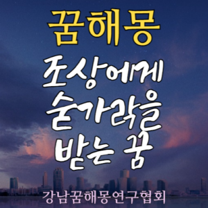 꿈해몽 조상 숟가락
