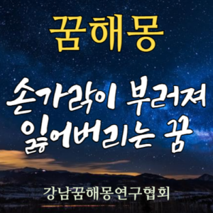 꿈해몽 손가락