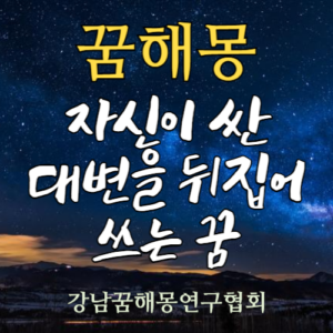 꿈해몽 자신의 대변