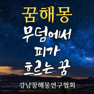 꿈해몽 무덤 피
