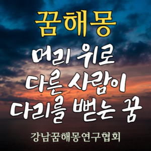 꿈해몽 머리위 다리
