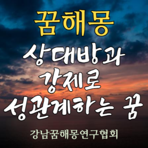 꿈해몽 강제 성관계