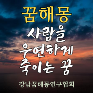 꿈해몽 사람 우연 죽임